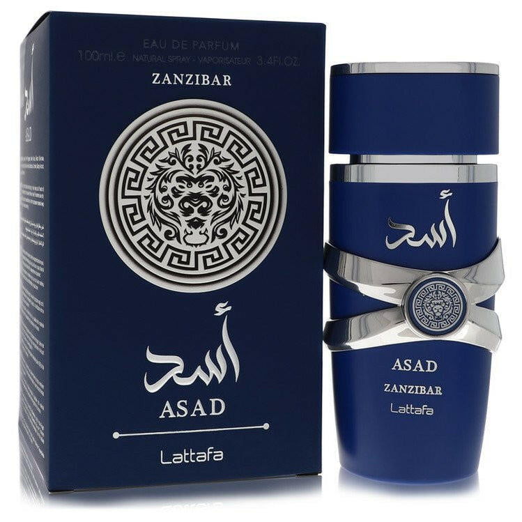 Lattafa Asad Zanzibar Eau De Parfum Spray By Lattafa for Men 3.4 oz