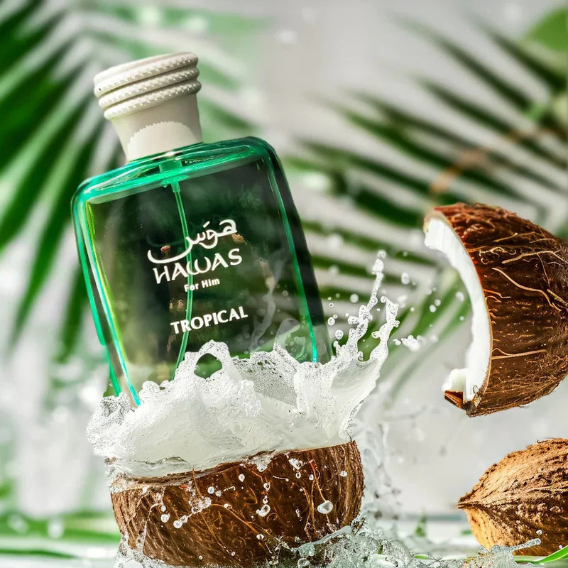 Hawas Tropical Eau De Parfum by Rasasi For Men 3.38 oz
