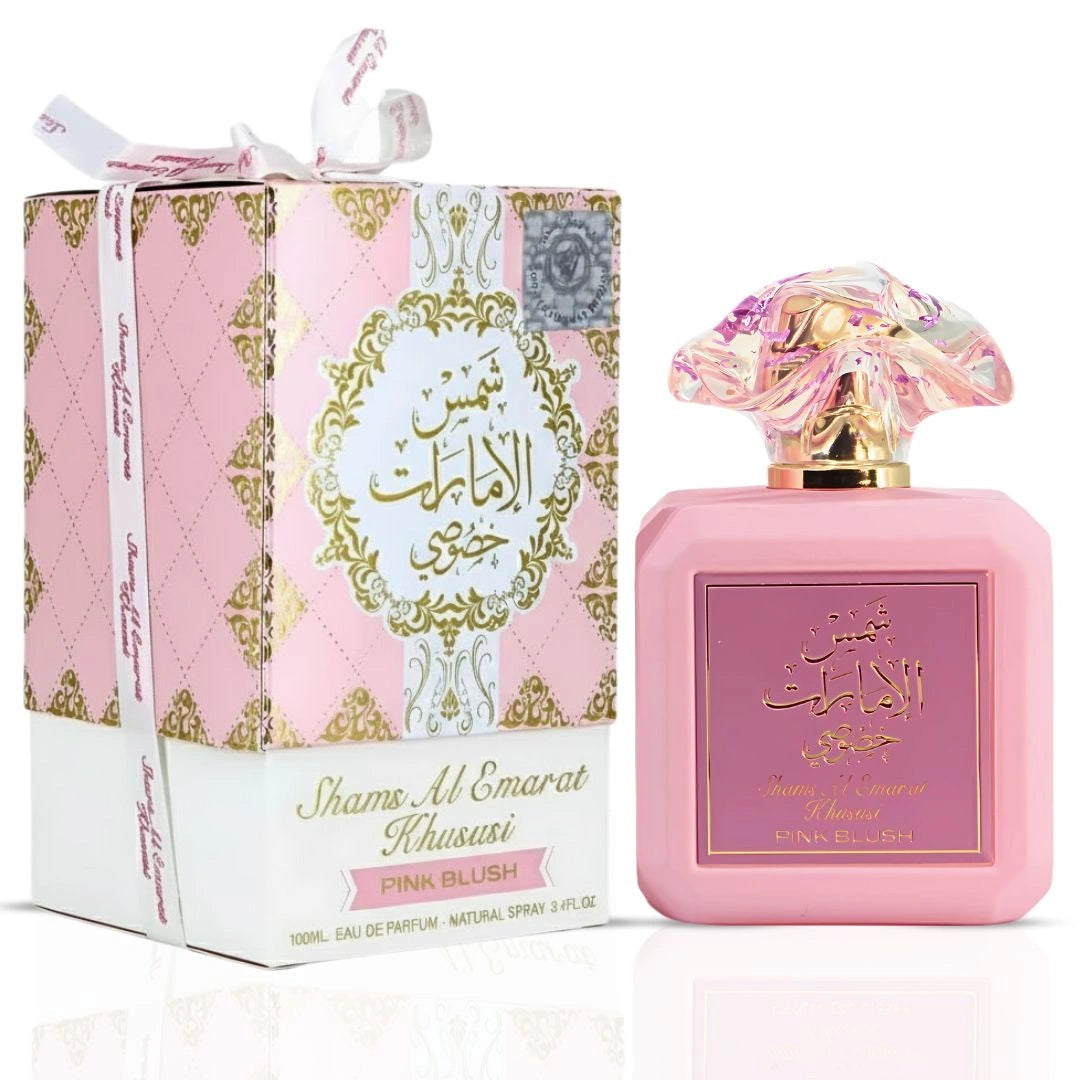 Pink Blush Shams Al Emarat Khususi Eau De Parfum Spray For Women By Ard Al Zaafaran 3.4 oz
