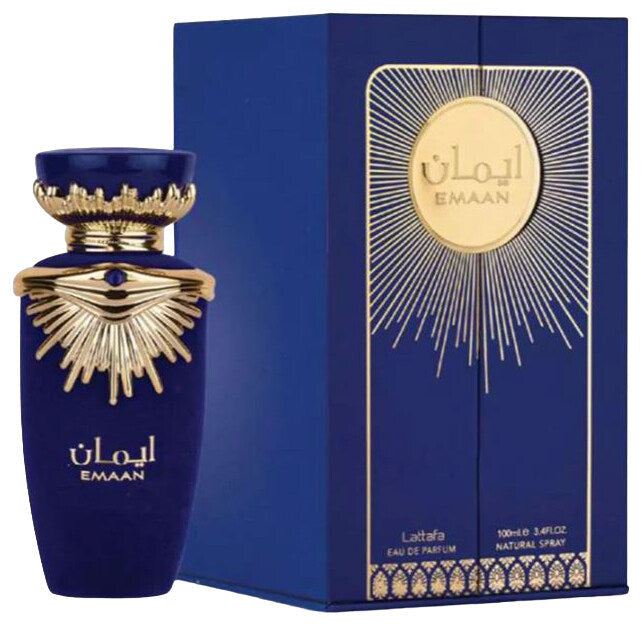 Lattafa Emaan Eau De Parfum Spray for Women 3.4 oz