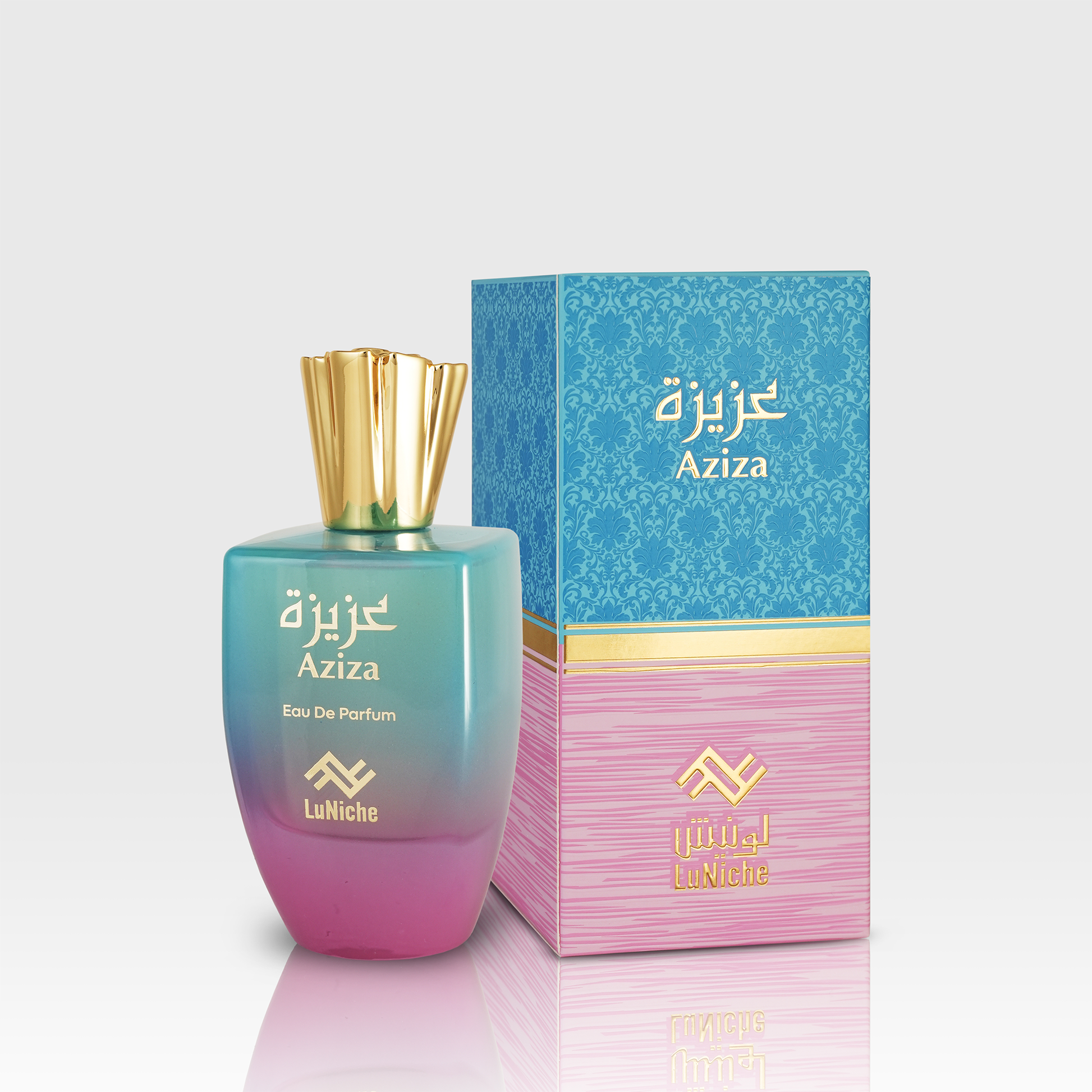 Luniche Aziza Eau de Parfum Arabic Perfume for Women 3.4 oz