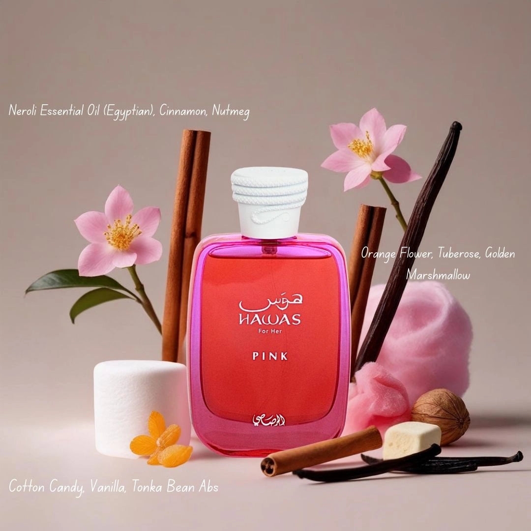 Rasasi Hawas Pink EDP for Women 3.3 oz