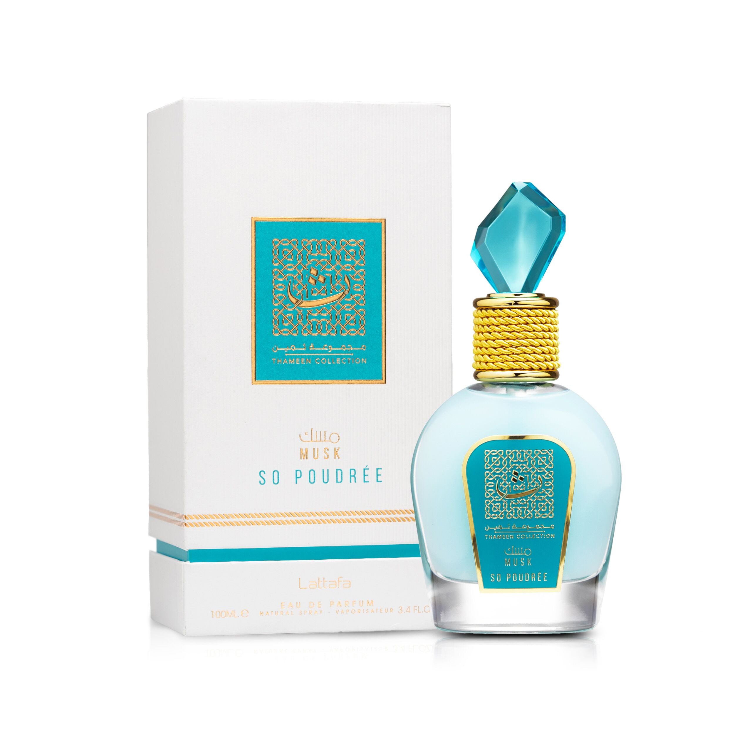 Lattafa Musk So Poudree Thameen Collection Eau De Parfum For Unisex 3.4 oz