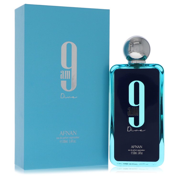 9 Am Dive By Afnan For Unisex EDP Spray 3.4 oz
