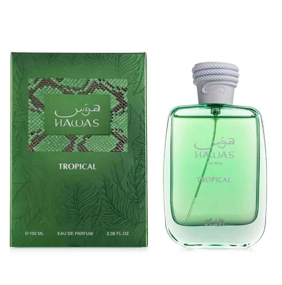 Hawas Tropical Eau De Parfum by Rasasi For Men 3.38 oz