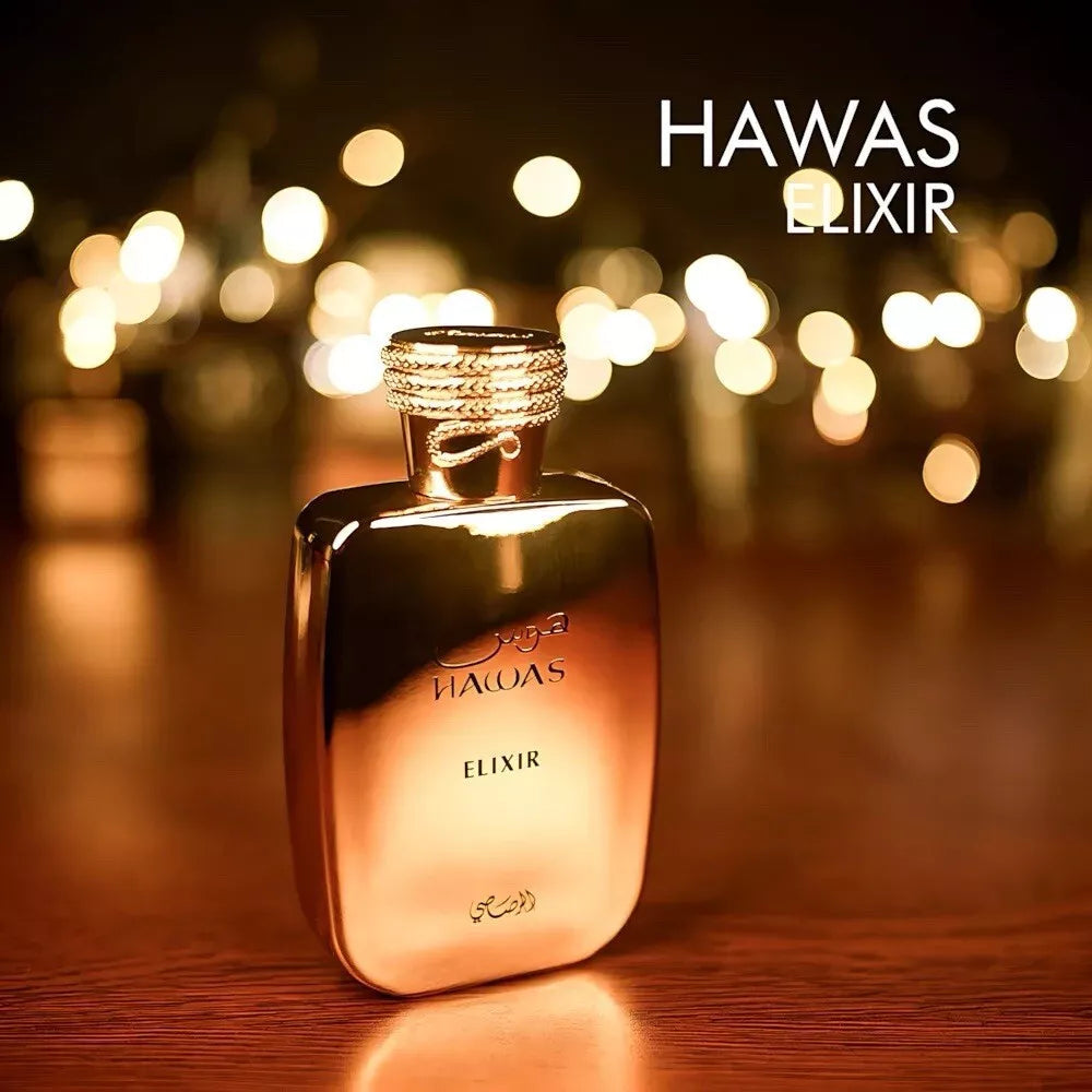 Hawas Elixir By Rasasi Eau De Parfum Spray For Men 3.4 oz
