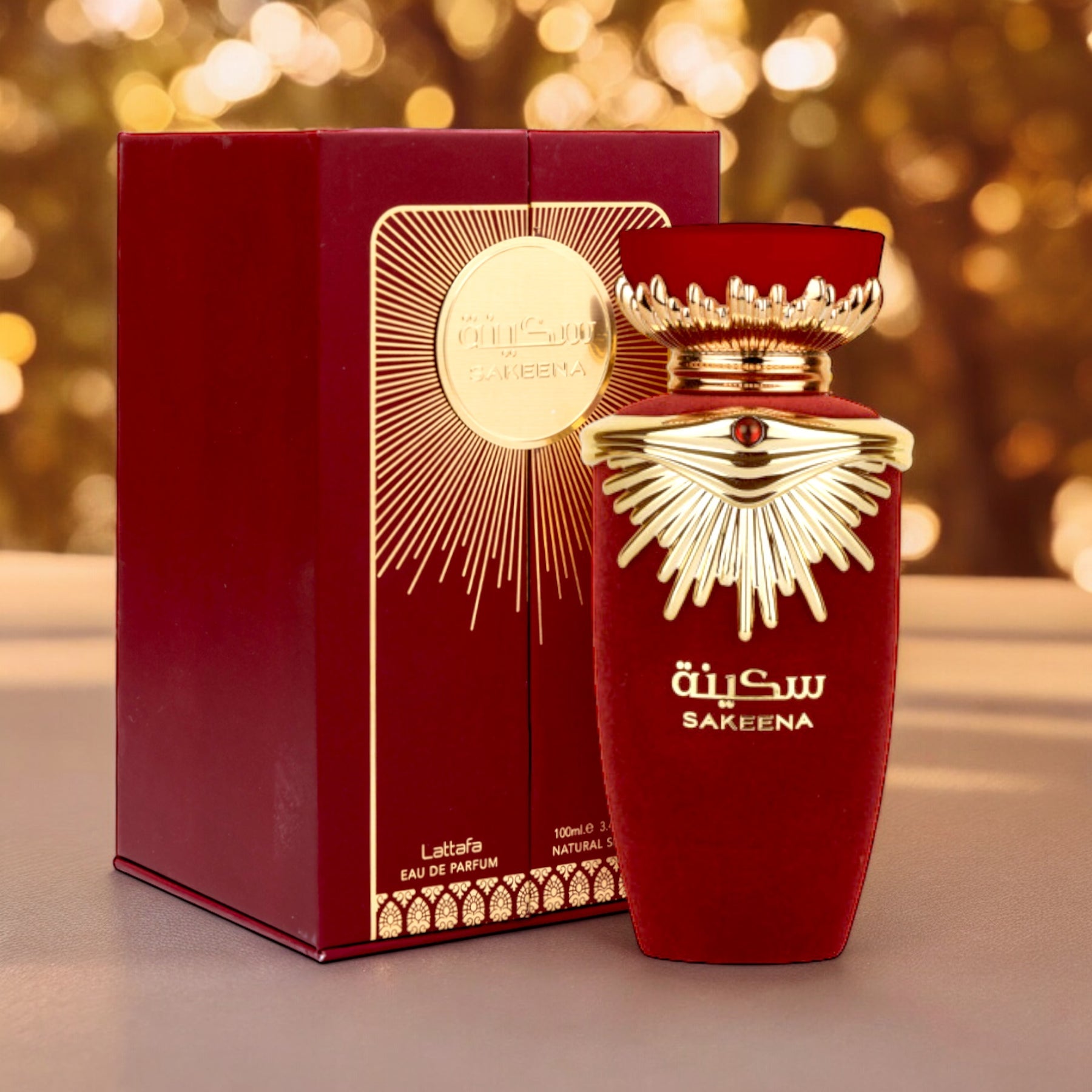 Lattafa Sakeena Eau de Parfum for Women 3.4 oz