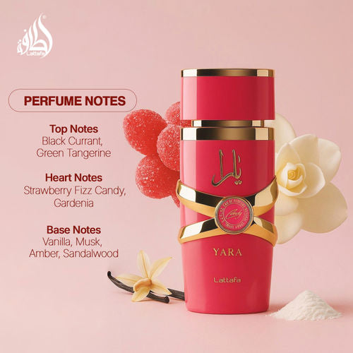 Yara Candy by Lattafa for Women 3.4 oz