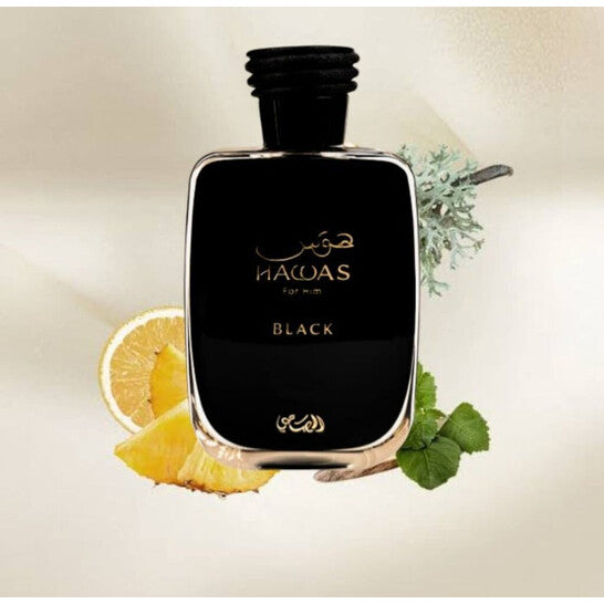 Rasasi Hawas Black Eau de Parfum Spray 3.4 oz