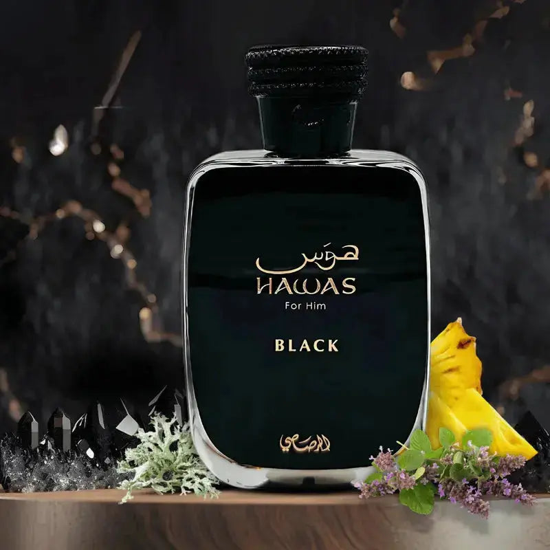Rasasi Hawas Black Eau de Parfum Spray 3.4 oz
