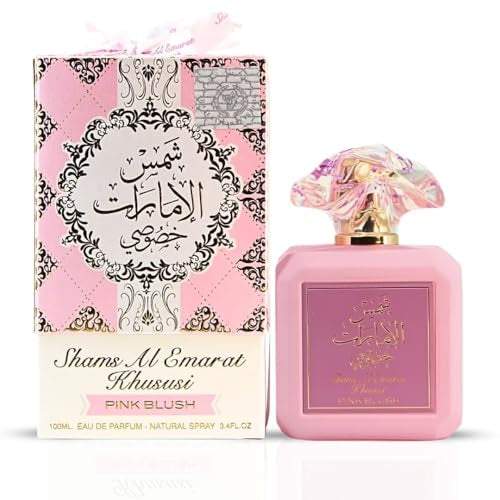 Pink Blush Shams Al Emarat Khususi Eau De Parfum Spray For Women By Ard Al Zaafaran 3.4 oz